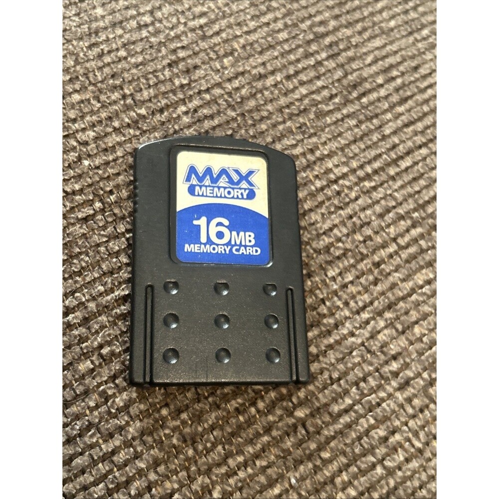 Max Memory 16MB Action Replay Memory Card Sony PlayStation 2 PS2 Untested - Picture 2 of 7